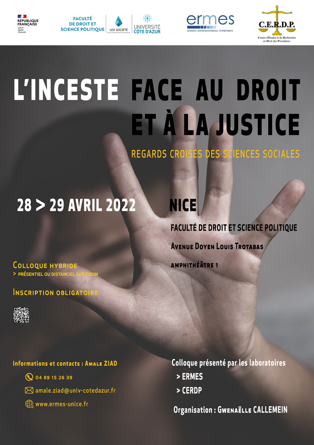 L inceste Face Au Droit Et La Justice Chj cnrs